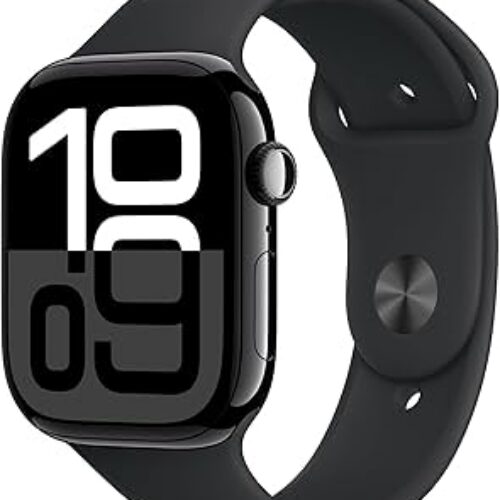 Apple Watch 11 Alu Case 46mm Jet Black Sports Band Black M/L EU