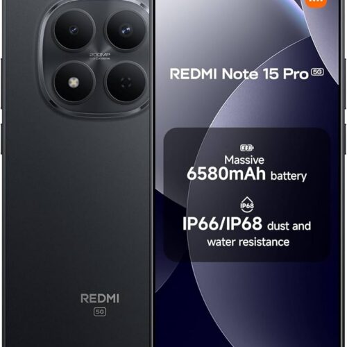 Xiaomi Redmi Note 15 Pro 5G 12GB RAM 512GB Midnight Black EU