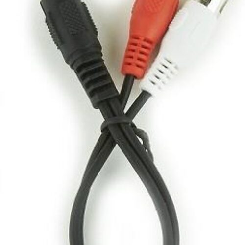 Gembird Cable Audio 3.5Mm To 2Rca 0.2M/Cca-458/0.2