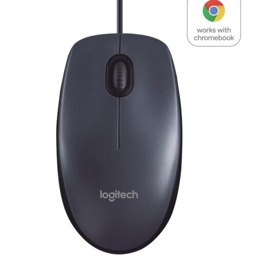 Logitech Mouse Usb Optical B100 Black Oem 910-003357