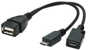 Gembird Cable Usb Otg Af +Micro Bf To Micro Bm A-Otg-Afbm-04