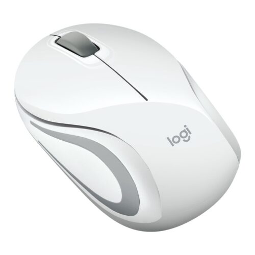 Logitech Mouse Usb Optical Wrl M187 White 910-002735