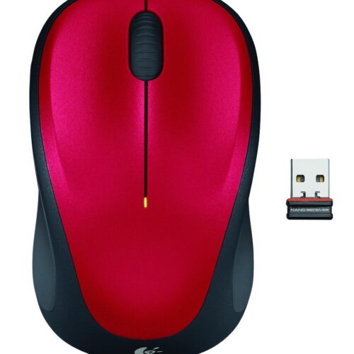 Logitech Mouse Usb Optical Wrl M235 Red 910-002496