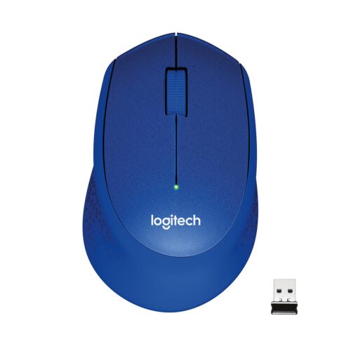 Logitech Mouse Usb Optical Wrl M330 Silent Bl 910-004910