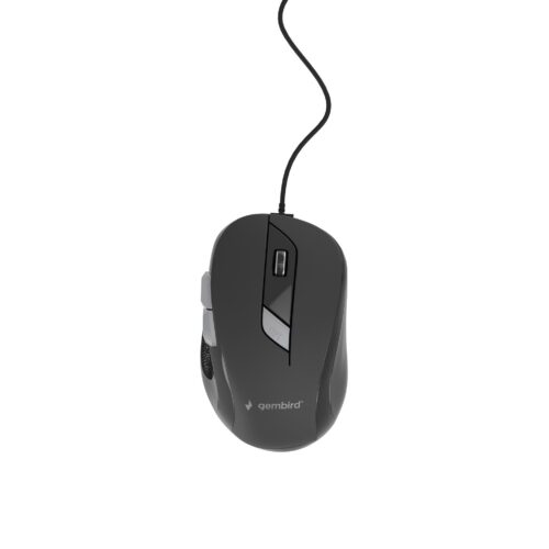 Gembird Mouse Usb Optical Black Mus-6B-01
