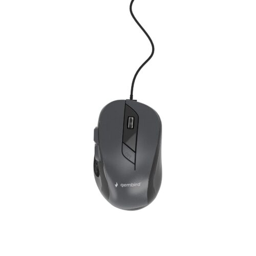 Gembird Mouse Usb Optical Black Grey Mus-6B-01-Bg