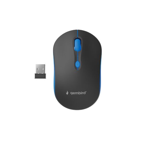 Gembird Mouse Usb Optical Wrl Black Blue Musw-4B-03-B