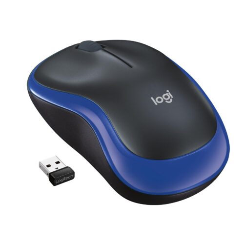 Logitech Mouse Usb Optical Wrl M185 Blue 910-002236