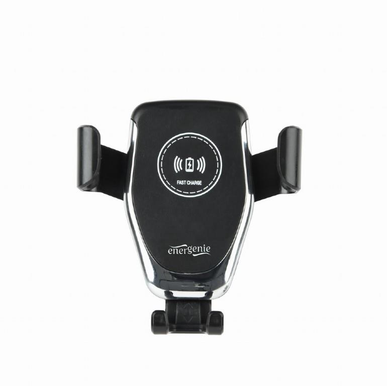 Gembird Mobile Holder Car W Charger Qi Eg-Ta-Chav-Qi10-01
