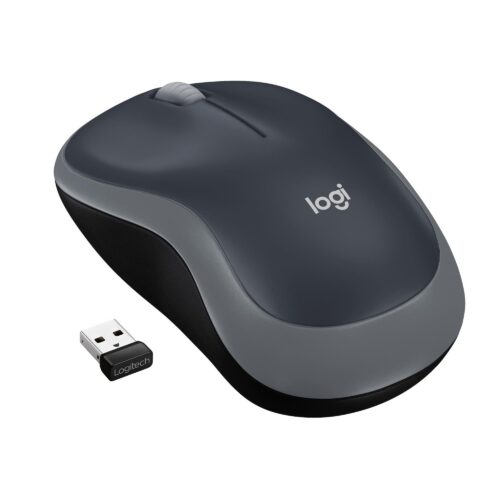 Logitech Mouse Usb Optical Wrl M185 Swift Grey 910-002235