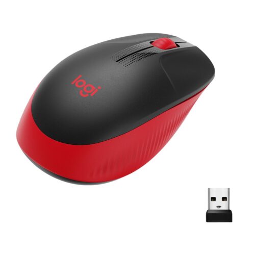 Logitech Mouse Usb Optical Wrl M190 Red 910-005908