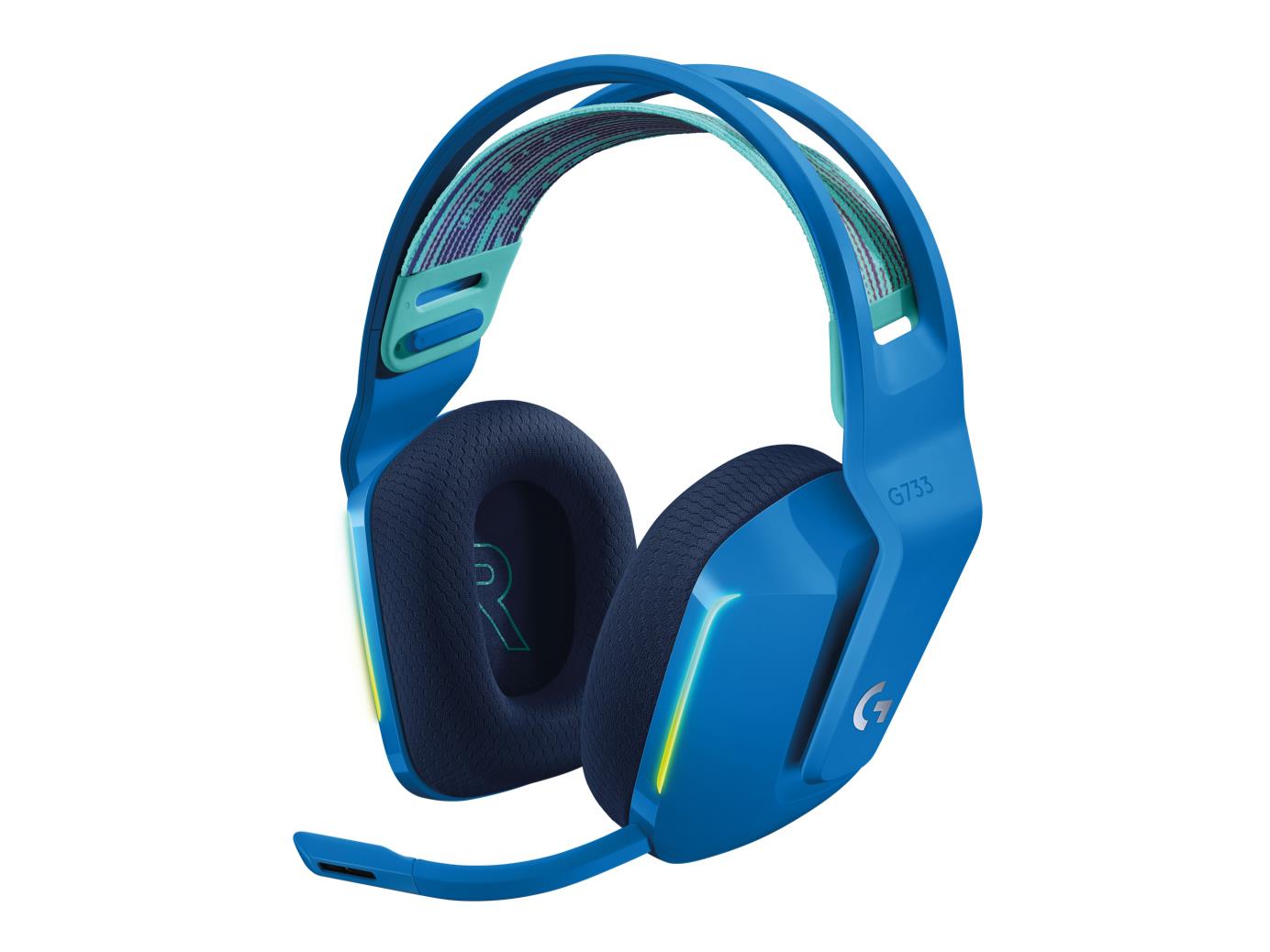 Logitech Headset Gaming G733 Wrl Blue 981-000943