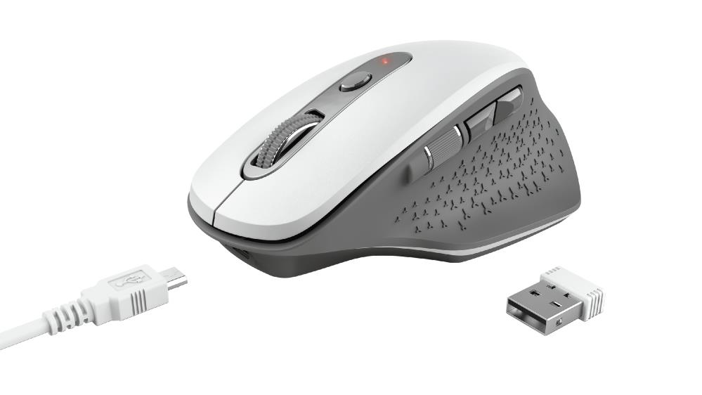 Trust Mouse Usb Optical Wrl Ozaa White 24035