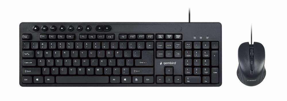Gembird Keyboard +Mouse Usb Eng Kbs-Um-04