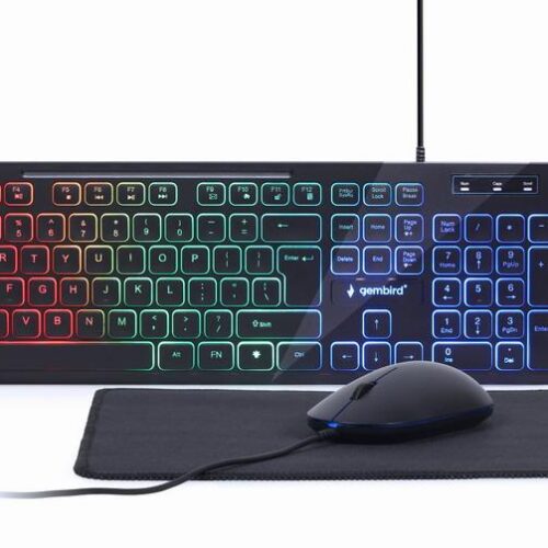 Gembird Keyboard +Mouse Usb Eng Kbs-Uml-01