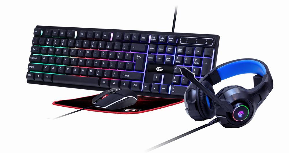 Gembird Keyboard Usb Gaming Kit Eng Ghost Ggs-Umgl4-02