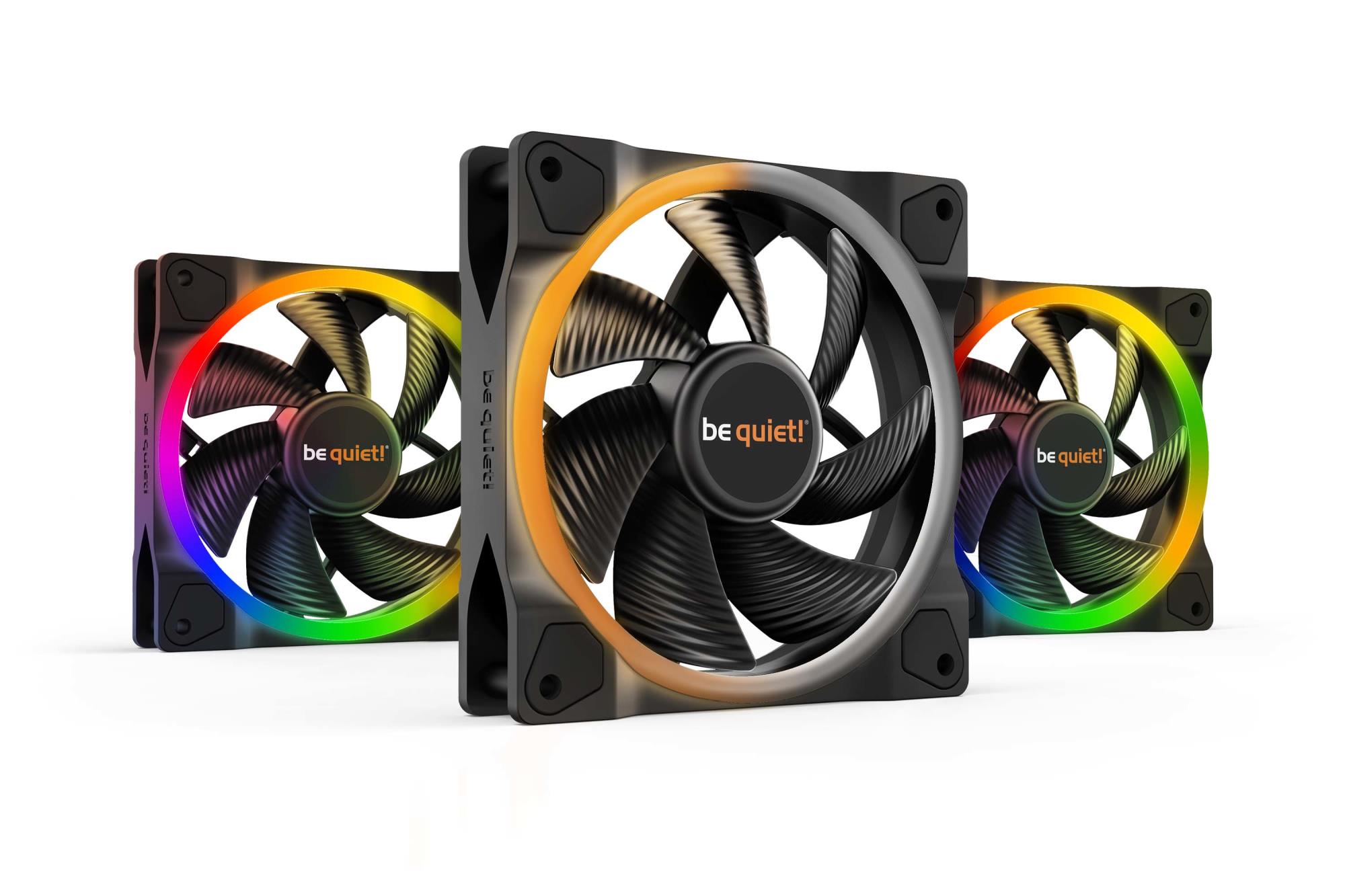 Be Quiet Case Fan 120Mm Light Wings Triple-Pack Bl076