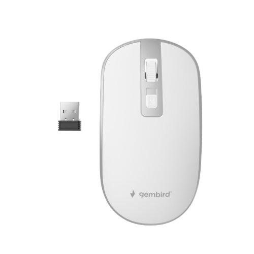 Gembird Mouse Usb Optical Wrl White Silver Musw-4B-06-Ws