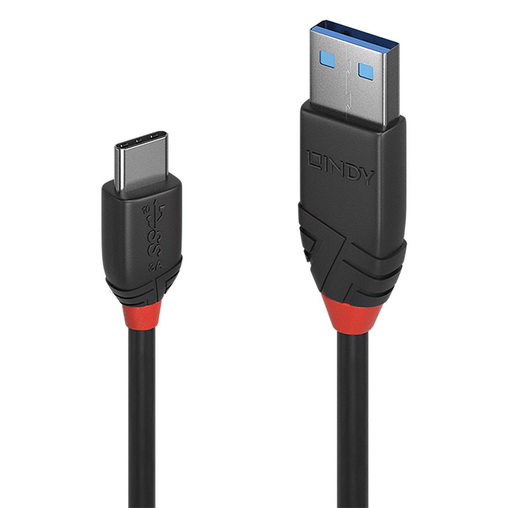 Lindy Cable Usb3.2 A-C 0.5M Black 36915