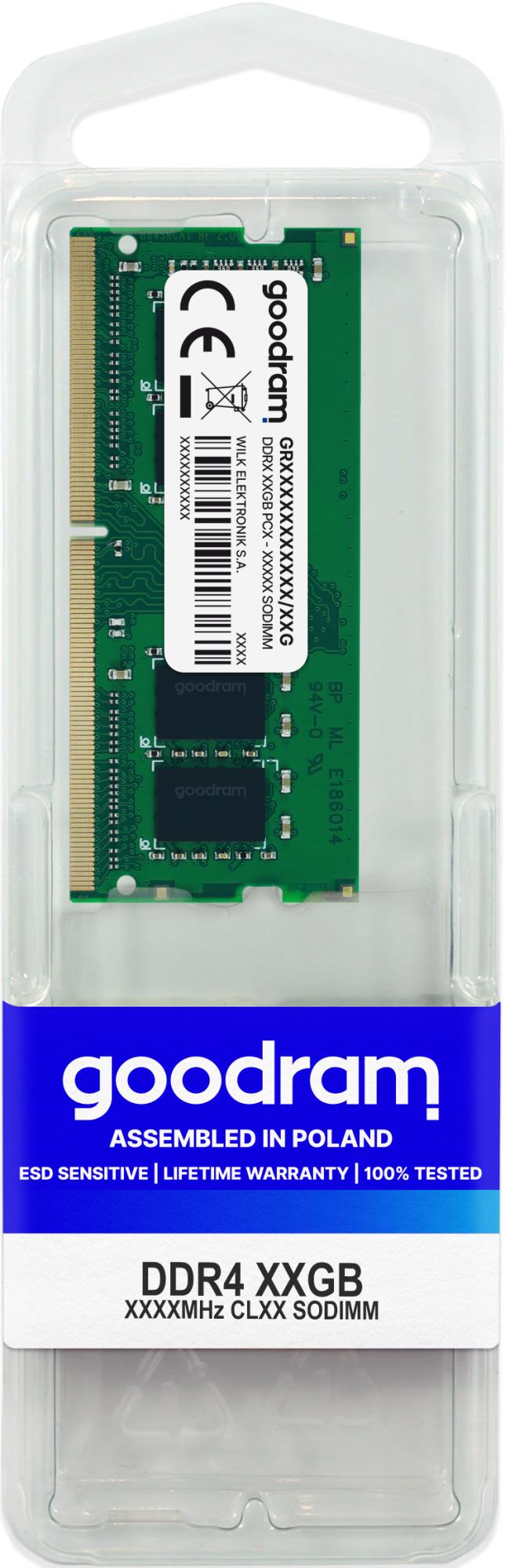 Goodram Nb Memory 16Gb Pc25600 Ddr4/So Gr3200S464L22/16G