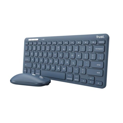 Trust Keyboard +Mouse Wrl Lyra Blue 24937