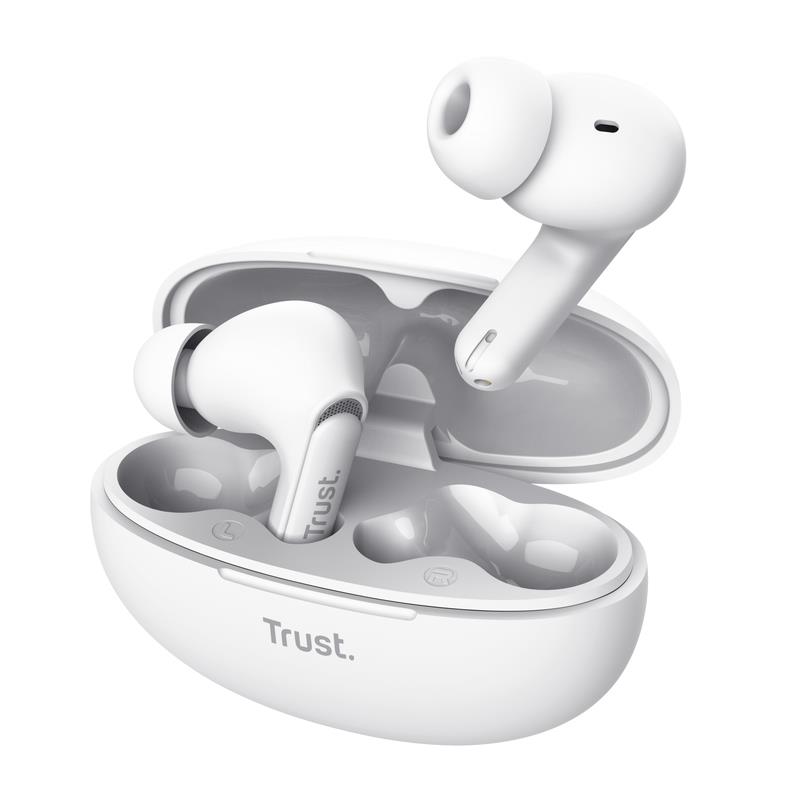 Trust Headset Earbuds Yavi Bt Enc White 25172