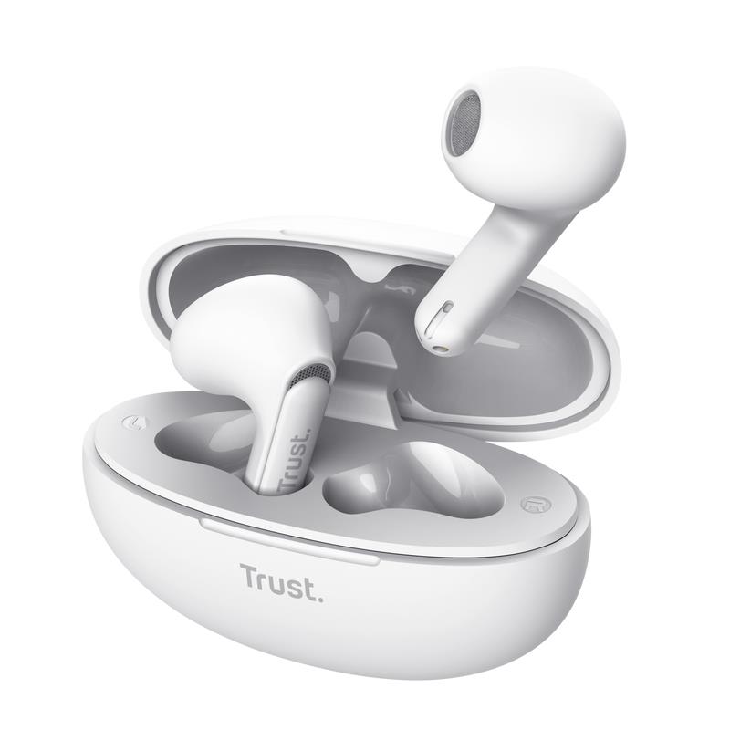 Trust Headset Earphones Yavi Bt Enc White 25173