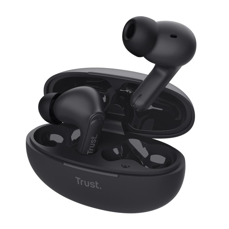 Trust Headset Earbuds Yavi Bt Enc Black 25296