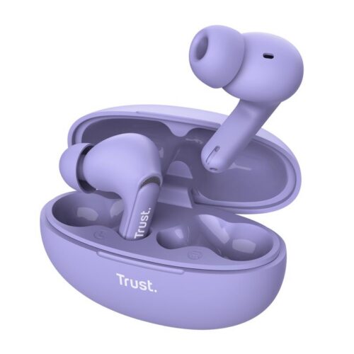 Trust Headset Earbuds Yavi Bt Enc Purple 25297