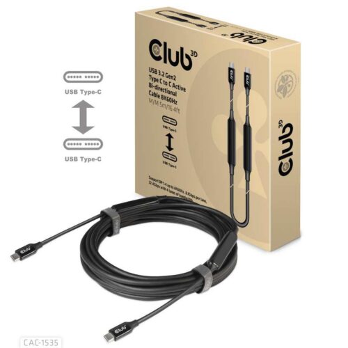 Club3D Cable Usb-C To Usb-C 5M M Cac-1535