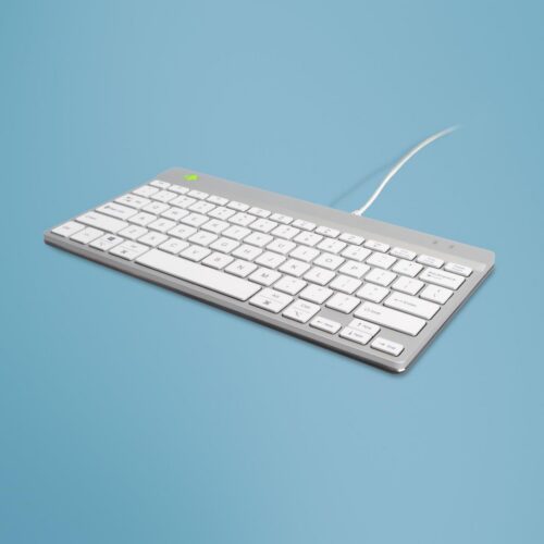 R-Go Tools Keyboard Compact Break Eng White Rgocouswdwh