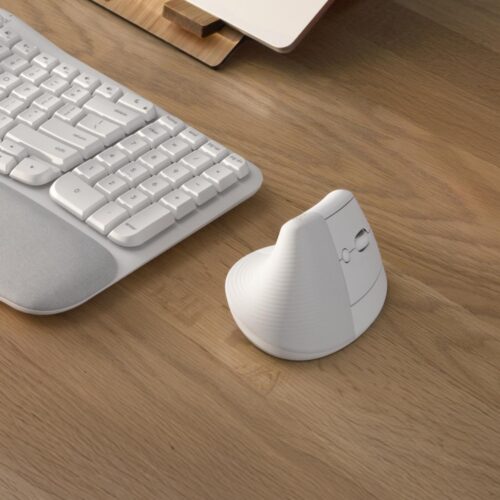 Logitech Mouse Usb Optical Wrl Vertical White Righ 910-006475