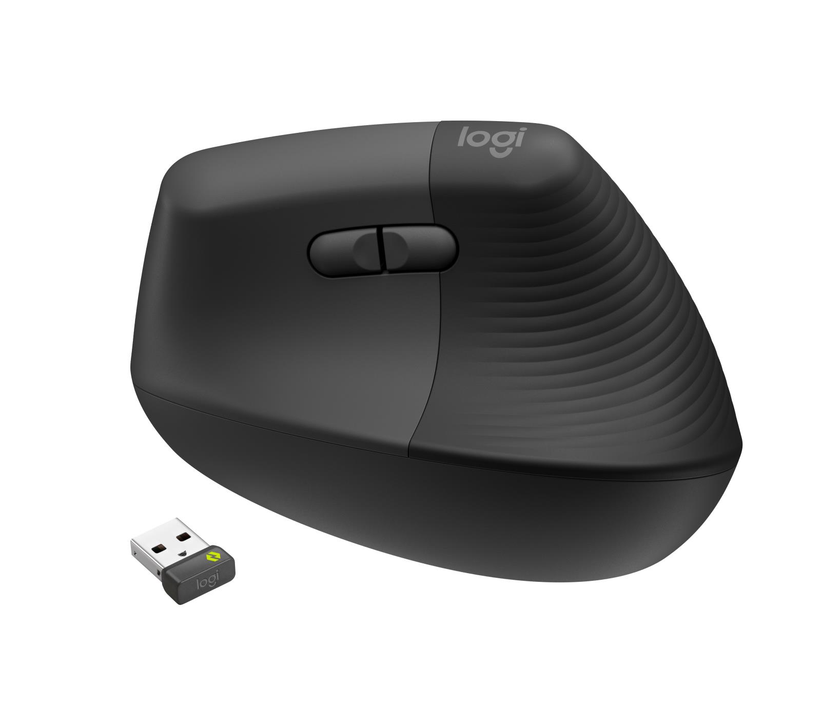 Logitech Mouse Usb Optical Wrl Vertical Black Righ 910-006494