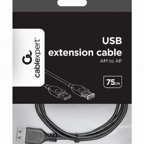 Gembird Cable Usb2 Extension Am-Af Cc-Usb2-Amaf75Cm 300Bk