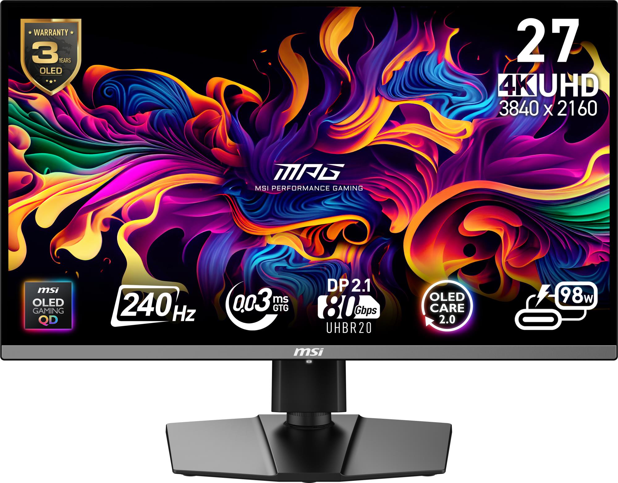 MSI Monitor Mpg 272Urx Qd-Oled