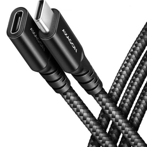 Axagon Cable Usb-C Extension 0.5M Black Bucm32-Cf05Ab