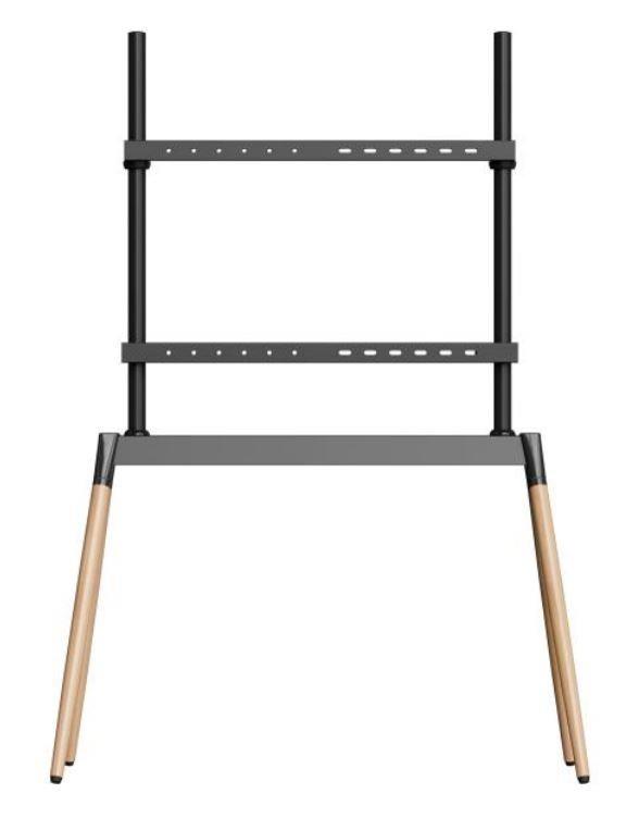 Gembird Tv Set Acc Floor Stand 55-86 Blk Wood Tvs-86F-01-Bk