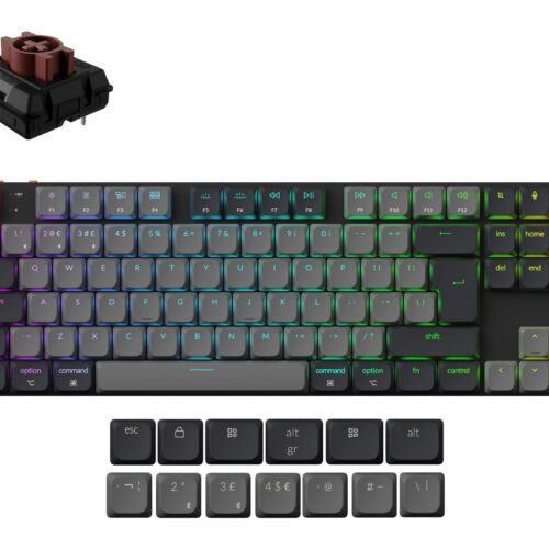 Keychron Keyboard Wrl K1 Black K1X-A3