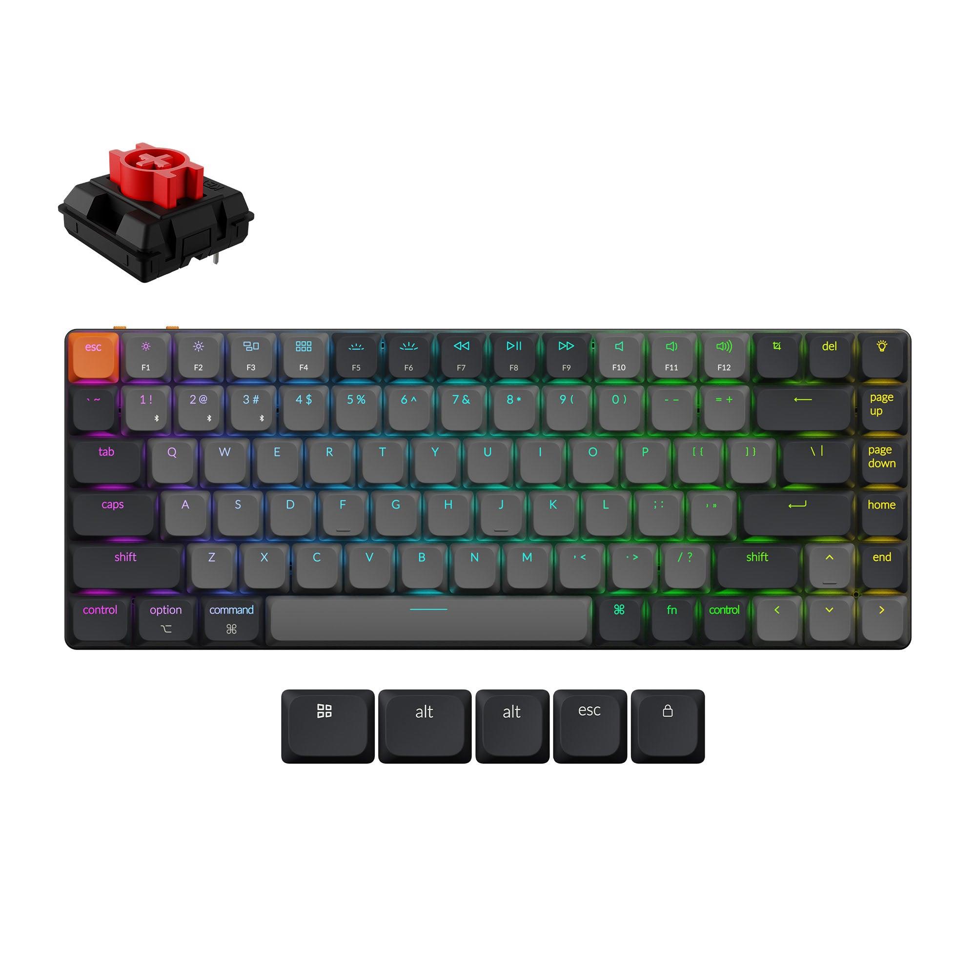 Keychron Keyboard Wrl K3 Rgb Black K3X-B1