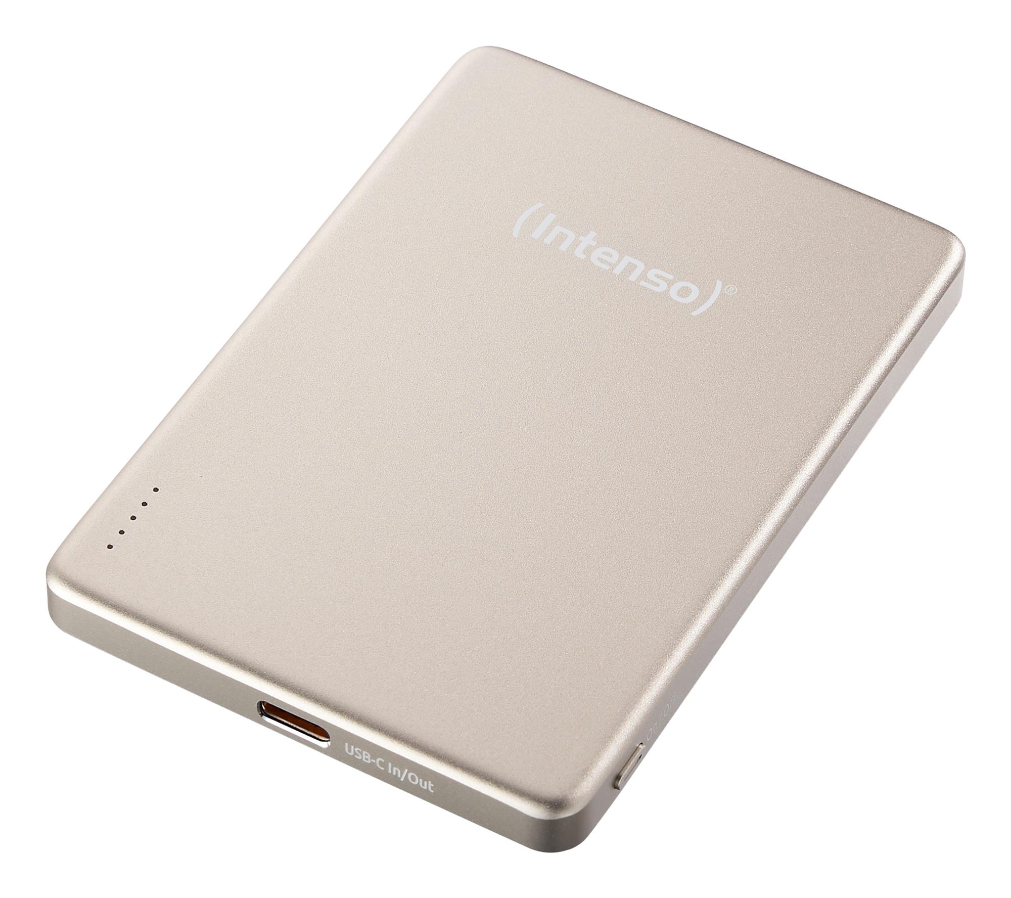 Intenso Power Bank Usb 5000Mah Mag Champagne 7344021