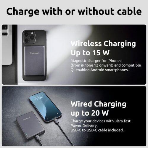 Intenso Power Bank Usb 10000Mah Mag Grey 7344034