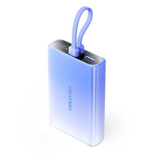 Vention Power Bank Usb 10000Mah 22.5W Blue Fhzl0