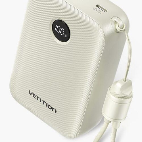 Vention Power Bank Usb 20000Mah 22.5W Beige Fkbn0-C