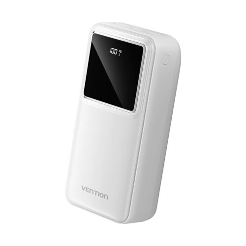 Vention Power Bank Usb 30000Mah 22.5W White Fhmw0