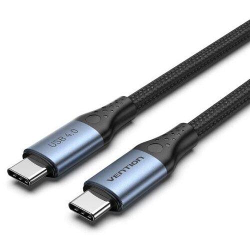 Vention Cable Usb-C Braided 1M Gray Tavhf