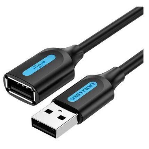 Vention Cable Usb2.0 Male To Female 2M Black Cbibh