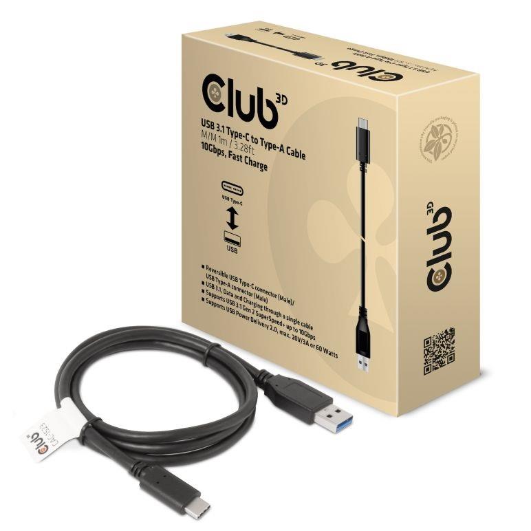 Club3D Cable Usb-C To Usb3.1 1M M Cac-1523