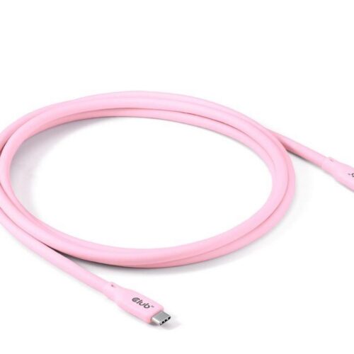 Club3D Cable Usb-C To Usb-C 2M M Pink Cac-3002