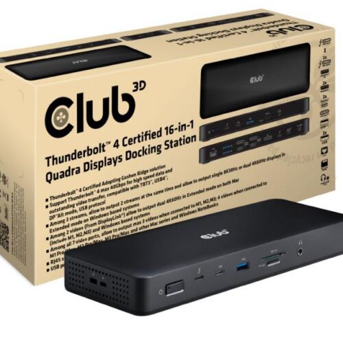 Club3D Nb Acc Docking Station 16In1 Thunderbolt Csv-1583