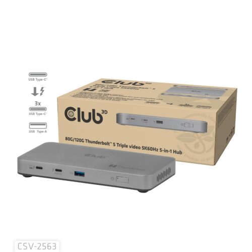 Club3D O Hub Thunderbolt 5In1 180W Csv-2563
